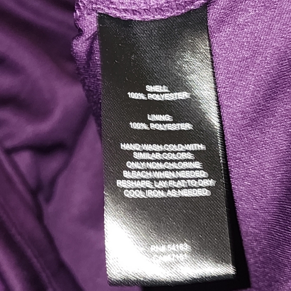 Jessica Howard NWT Womens Plus Chiffon Draped Midi Dress - Picture 7 of 8